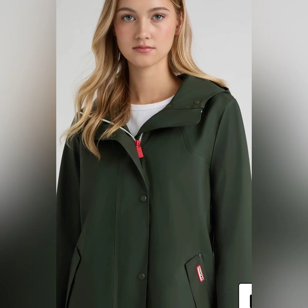 Hunter Women's Acacia Rain Coat, size small, NWT - Picture 3 of 13
